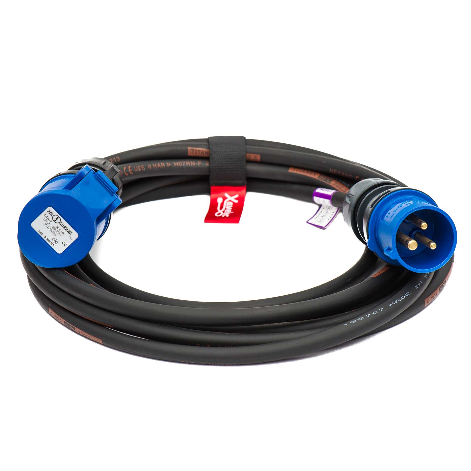 30m Standard Blue 16A extension lead Xavelec