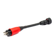 Compact 16A 3-phase (red) Swiss adaptor