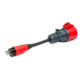 Red 16A 3-phase (red) Swiss adaptor